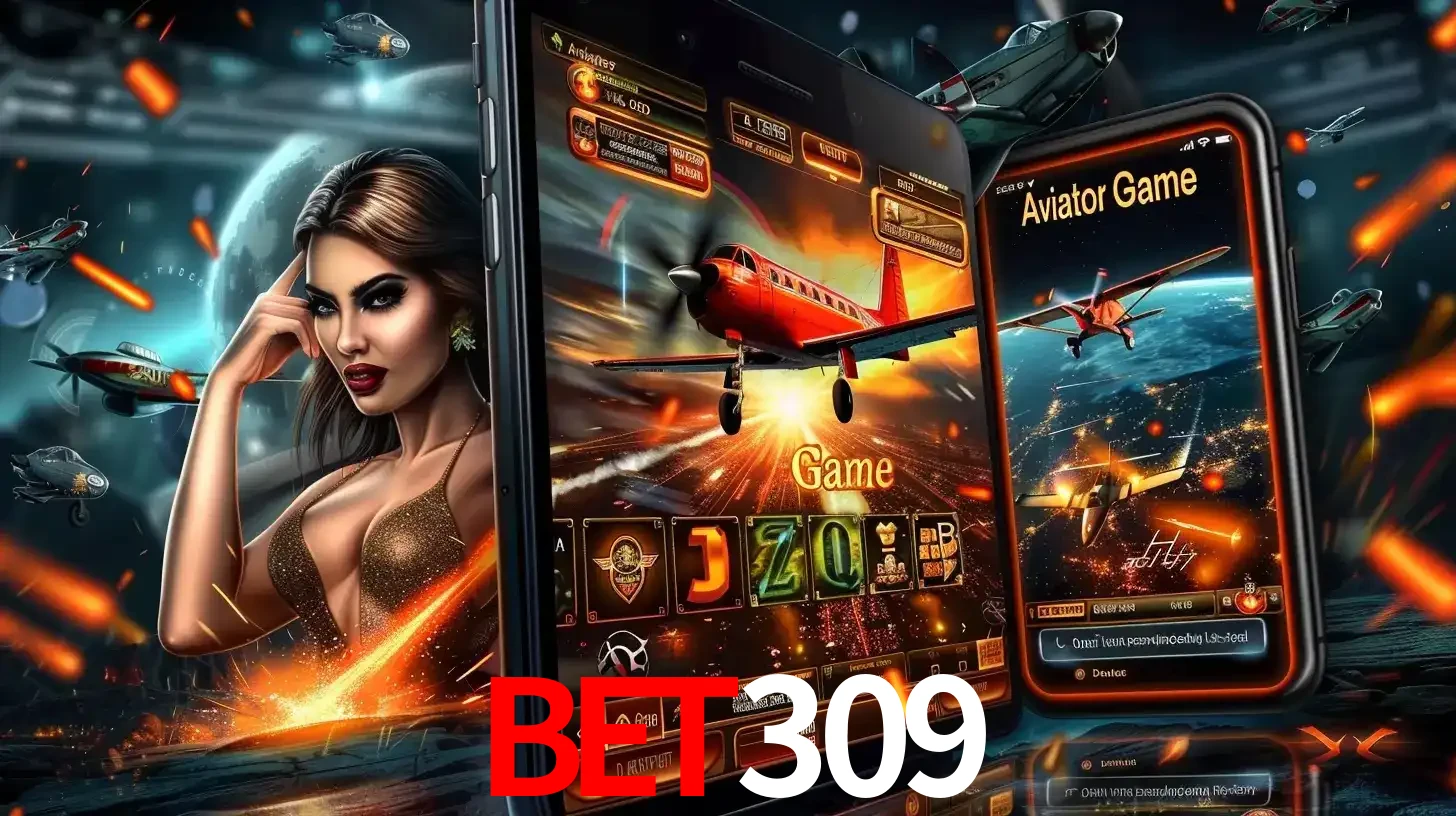 Mulher estilosa cercada por telas que exibem a jogabilidade do Aviator, capturando a intensidade e a estratégia deste popular crash game oferecido pelo bet309.